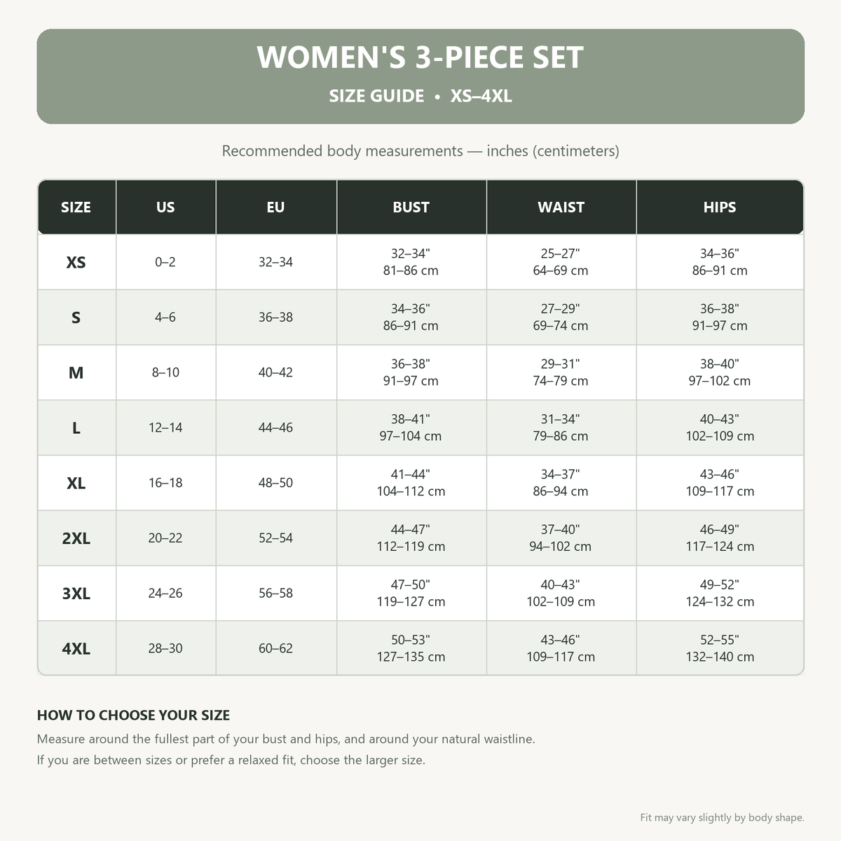Casual 3-Piece Activewear Set